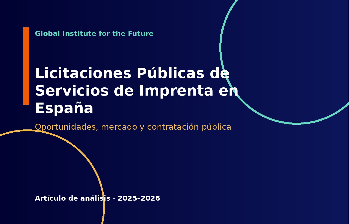 Informe sobre Licitaciones Públicas de Servicios de Imprenta en España